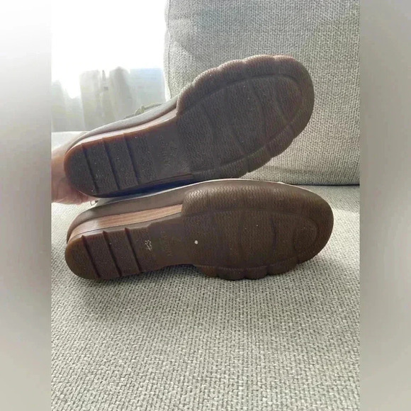 Sperrys Saltwater Tide Wool Ivory Cream Embossed Rain Duck Wedge Boot size 6 - Picture 9 of 9